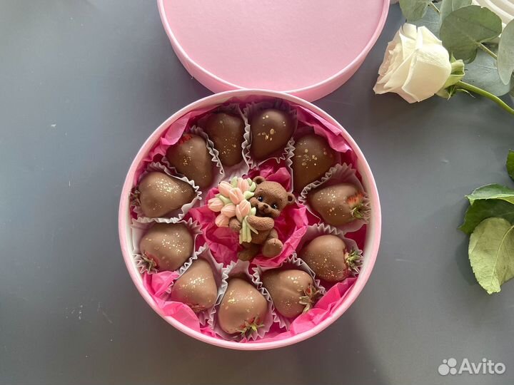 Клубника в шоколаде 8 марта / подарок девушке