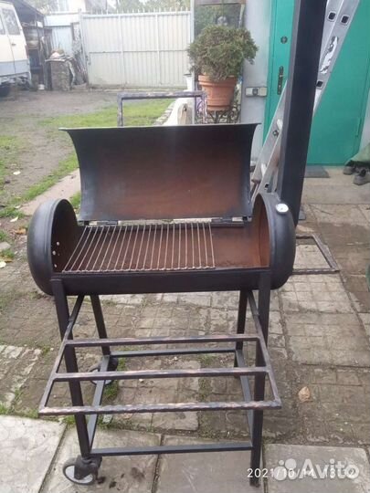 Мангал-коптильня