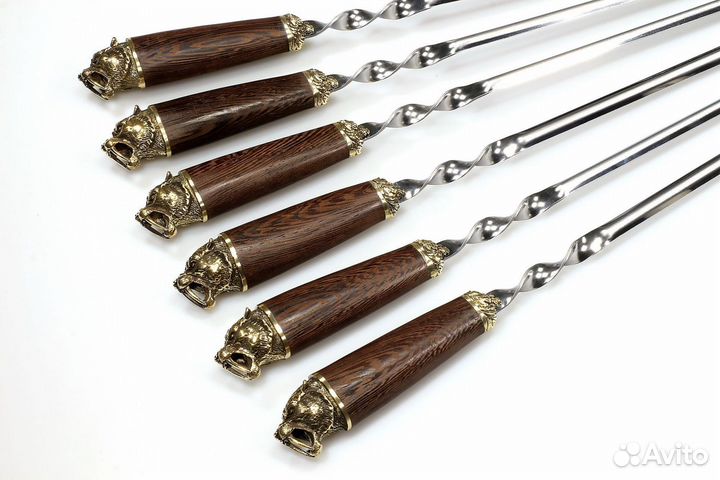 Шампур для люля - кебаб Саблезубый тигр (объемная