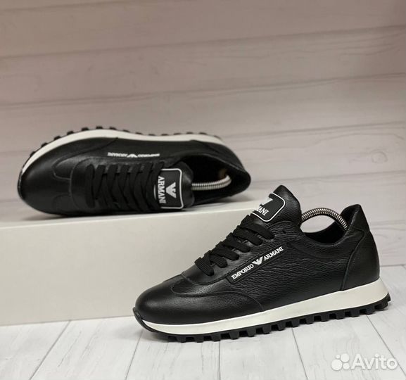 Мужские зимние кроссовки натуральная кожа