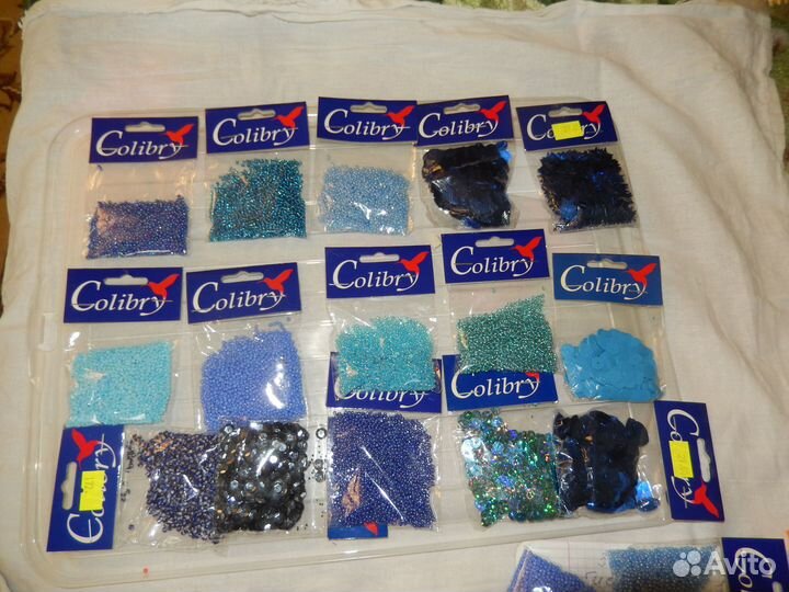 Бисер, стразы