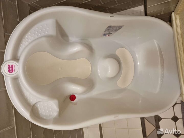 Ванночка для купания OK baby Onda evolution белая