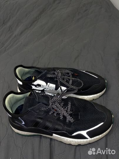 Кроссовки оригинал adidas nite jogger 3m 8,5 us