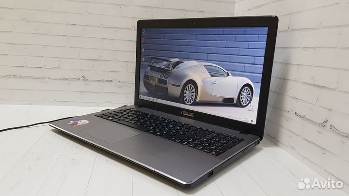 Быстрый ноутбук Asus 4потока/15.6