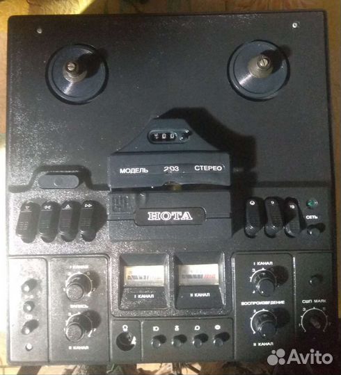 Нота 203 Катушечный магнитофон-приставка