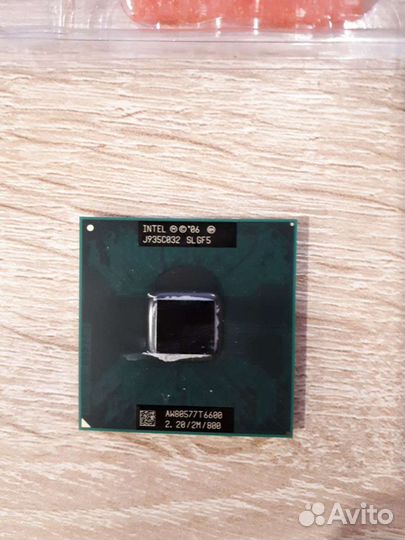 Процессор Intel core 2 duo t6600