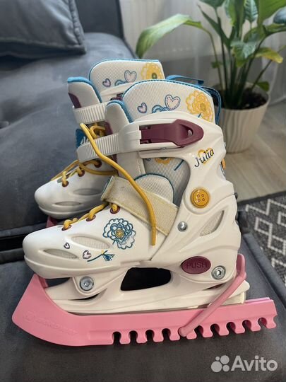 Коньки детские раздвижные 27-30