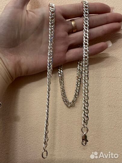 Цепи серебро 925