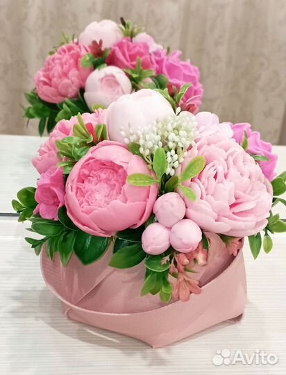 Букет цветов из мыла