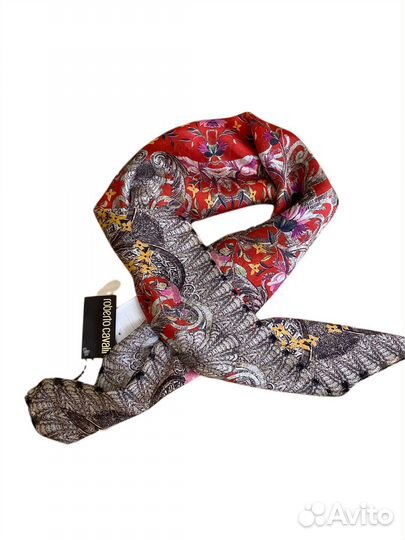 Новый Roberto cavalli платок шелк оригинал
