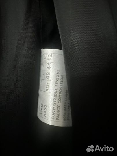 Пальто черное Италия