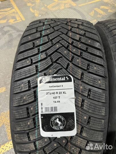 Continental IceContact 3 275/40 R22 и 315/35 R22 107T