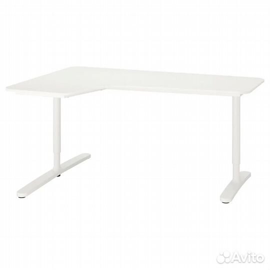 Угловой письменный стол левый, IKEA bekant бекант