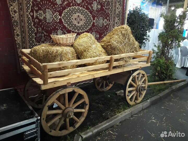 Аренда старинной русской телеги (повозки) №3