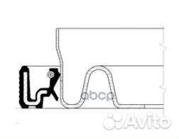 Сальник коленчатого вала 20034934B Corteco