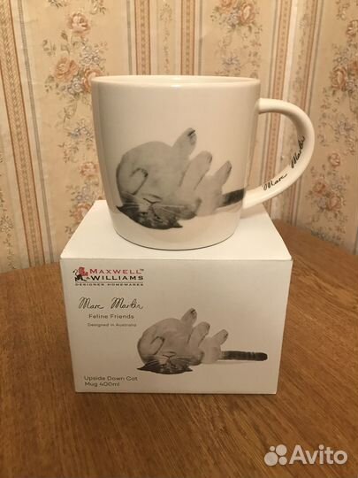 Кружка Марк Мартин Maxwell Williams, ленивый кот