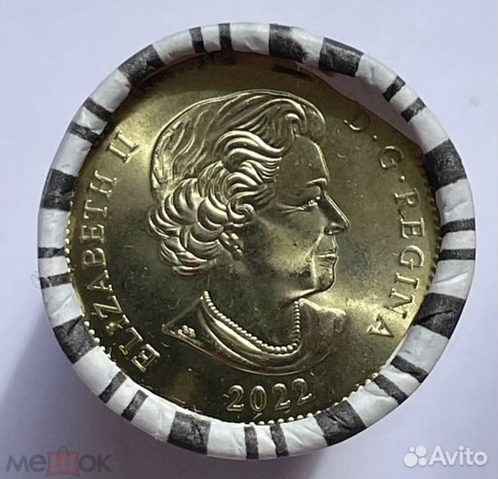 Канада 1 доллар 2022 Оскар Питерсон UNC цветная