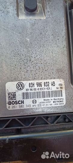 Эбу Passat b6 3.2 vr6 (мозги) с косой
