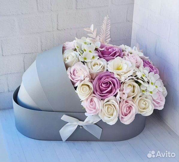Букет из мыльных роз, на день рождения