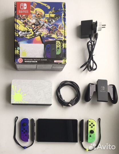 Nintendo Switch Oled Splatoon 3 / прошитый / идеал