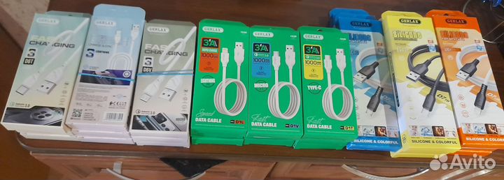 Провода Lightning,micro usb,tape-c