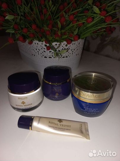 Oriflame Royal velvet и Nov Age от морщин