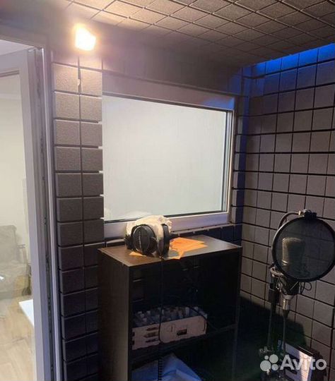 Кабина для звукозаписи 1600 х 1500