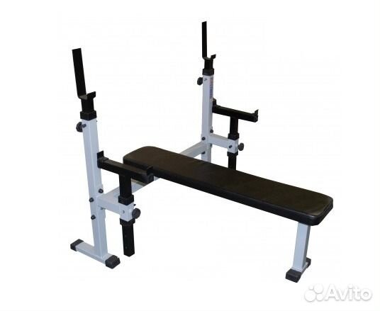 Силовая скамья для жима со страхователями