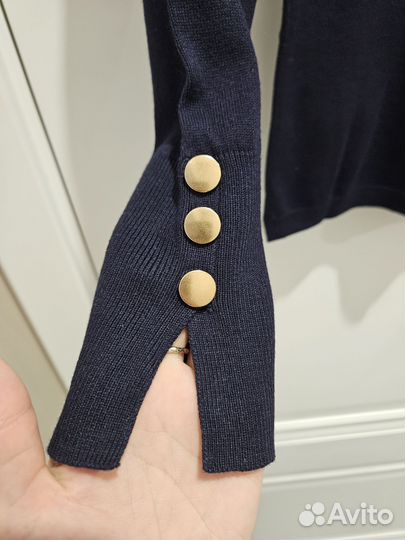 Темно-синяя водолазка Springfield