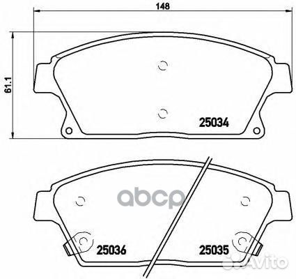 Колодки торм.пер. chevrolet cruze /opel astra 1