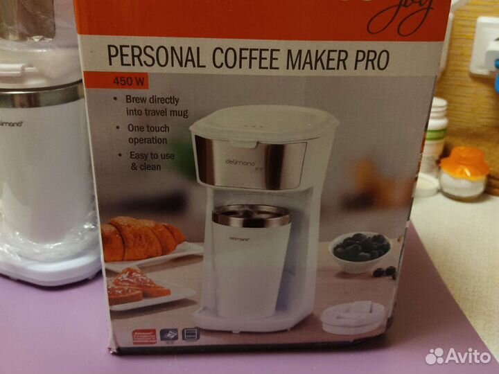 Кофеварка Delimano. Joy. Новая