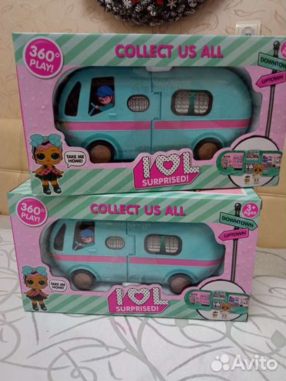 Автобус Лол, 20, 25, 35, 40 сюрпризов, замок