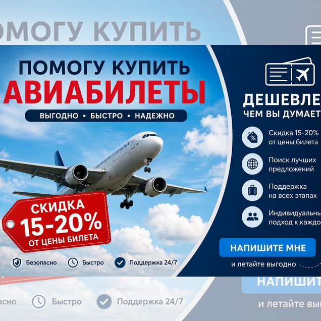 Помогу купить билеты