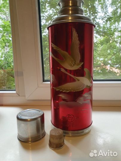 Термос китайский времен СССР, колба нему