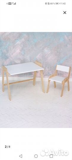 Детский стол и стул