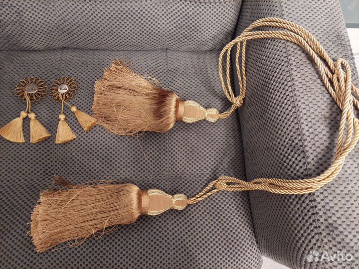 Подхваты для штор- кисти, держатель для штор