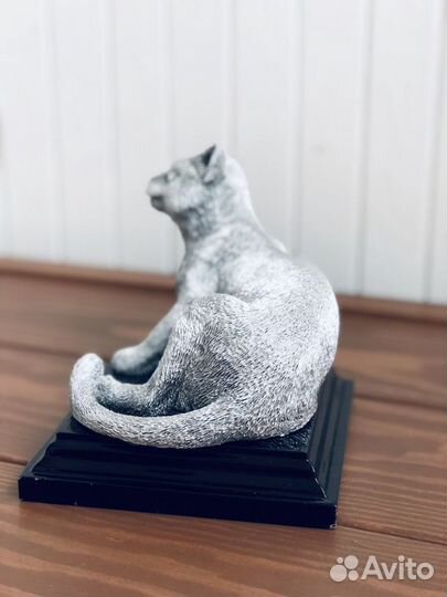 Коньячница chinelli кот серебро