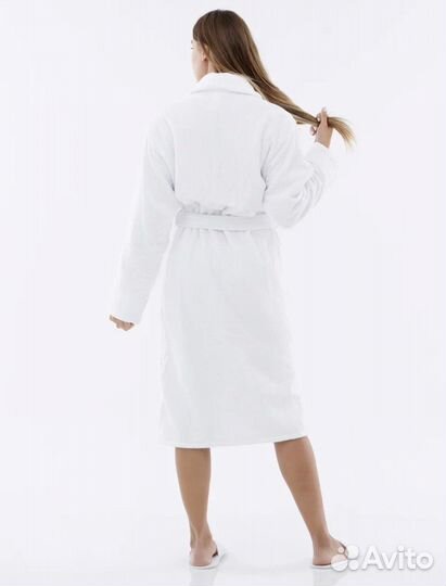 Халат женсктй мужской мохровый хлопок 100