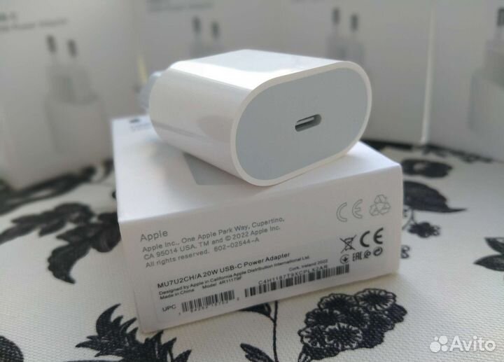 Адаптер apple 20w
