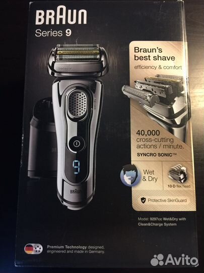 Новая электробритва braun series 9 оригинал