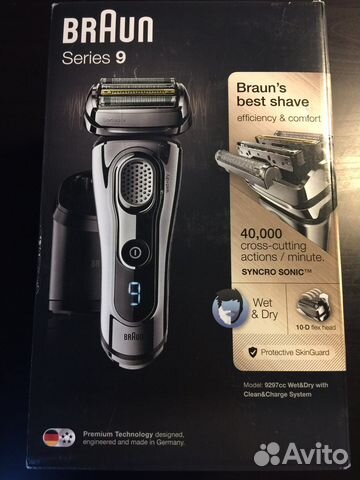 Новая электробритва braun series 9 оригинал