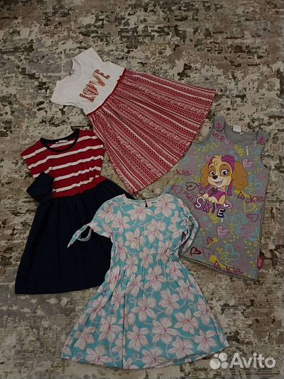 Вещи пакетом на девочку, 116-128р