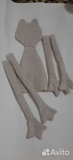 Заготовки тела кукол : зайки,лягушки