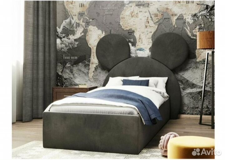 Кровать детская Микки Мауса с ушками