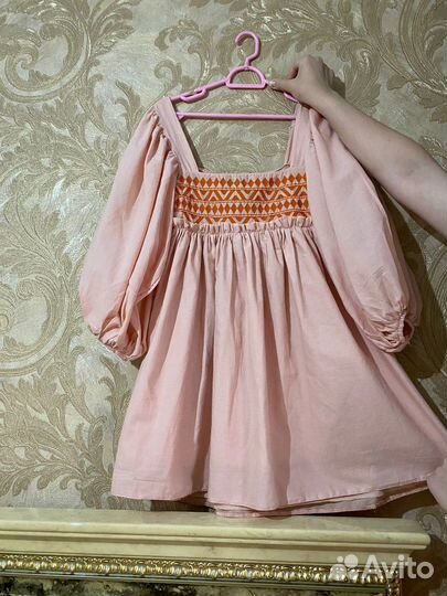 Летнее платье короткое