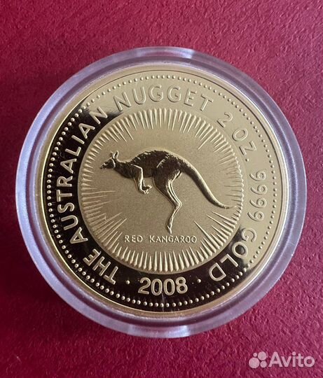 Золотая монета 62,2 2oz 999.9