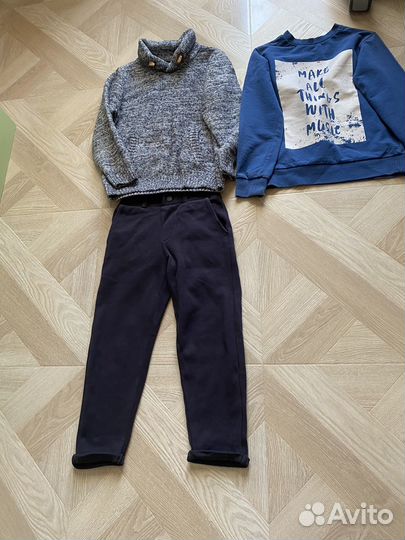 Детские вещи пакетом 128 мальчик