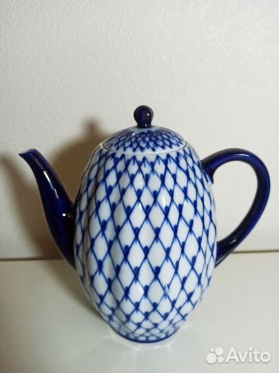 Сервиз кобальтовая сетка лфз