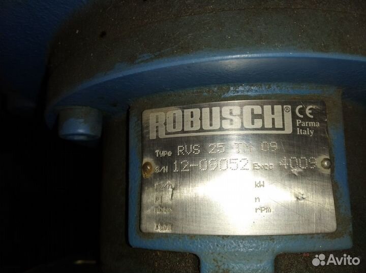 Водокольцевой вакуумный насос robuschi RVS25