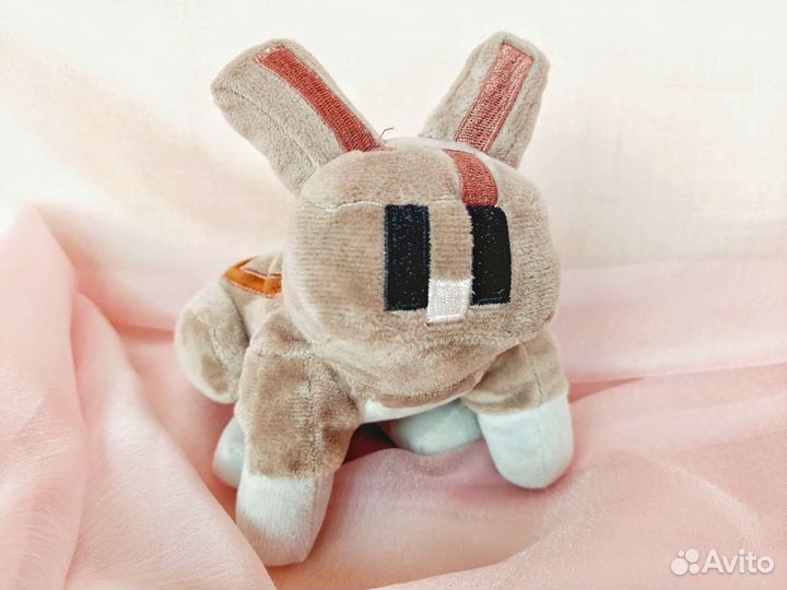 Мягкая игрушка Коричневый кролик Майнкрафт новый